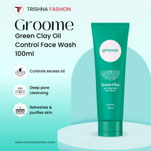 Groome Green Clay Oil Control Face Wash – 100ml