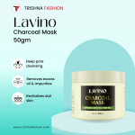 Lavino Charcoal Mask Infused With Tea Tree Oil – 50gm