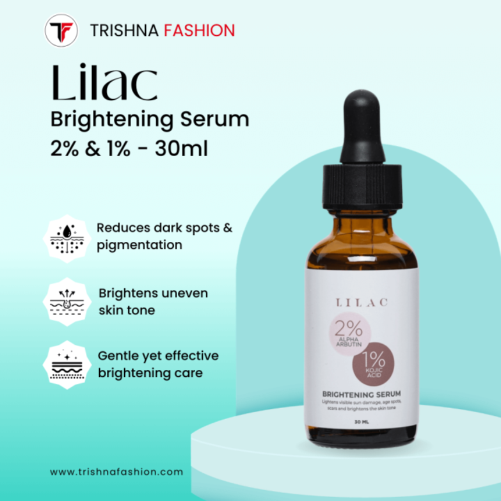 Lilac Brightening Serum With 2% Alpha Arbutin And 1% Kojic Acid 30ml