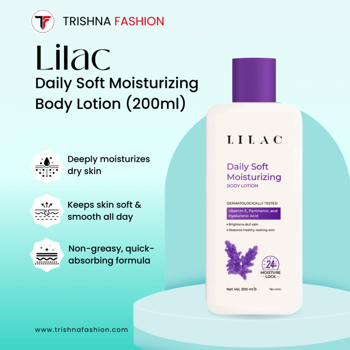 Lilac Daily Soft Moisturizing Body Lotion (200ml)