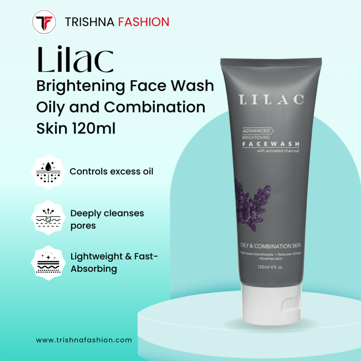 Lilac Brightening Face Wash Oily And Combination Skin 120ml