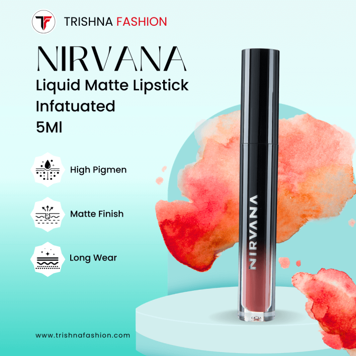Nirvana Liquid Matte Lipstick – Infatuated 5gm