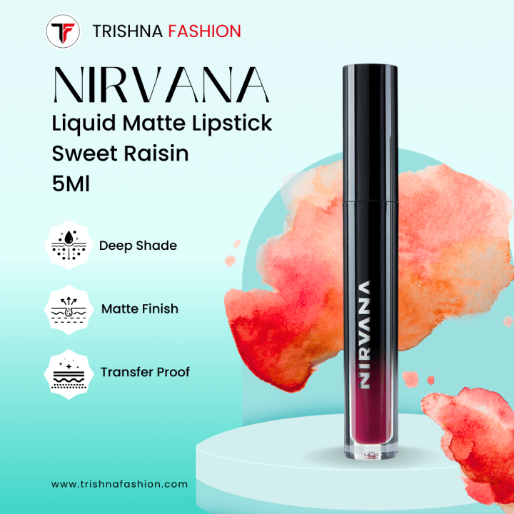 Nirvana Color Liquid Matte Lipstick – Sweet Raisin L05