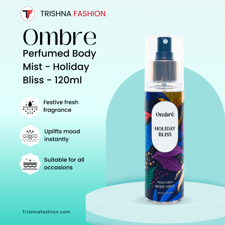 Ombre Perfumed Body Mist – Holiday Bliss | 120ml