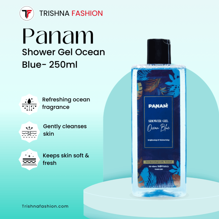 Panam Shower Gel – Ocean Blue (250ml)