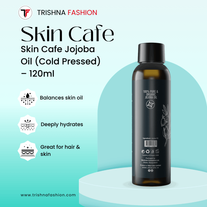 Skin Cafe Jojoba Oil (Cold Pressed) – 120ml