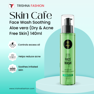 Skin Cafe Soothing Aloe Vera Facewash with Salicylic Acid – 140ml