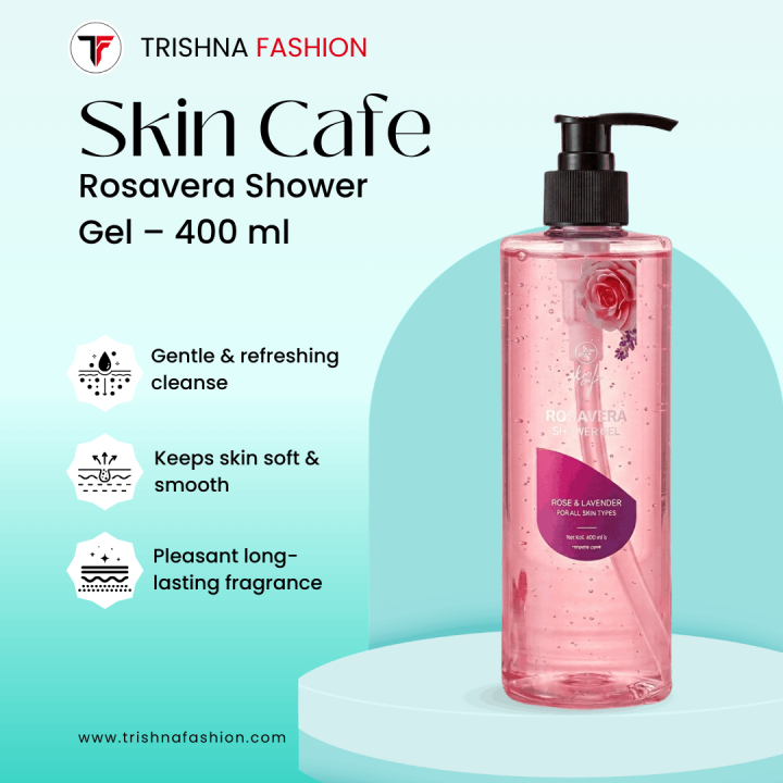 Skin Cafe Rosavera Shower Gel – 400ml